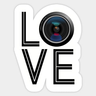 I love photography Sticker